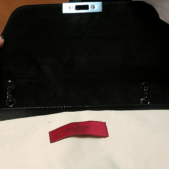 Sold*****Valentino demilune goat skin black ombre - Picture 6 of 8